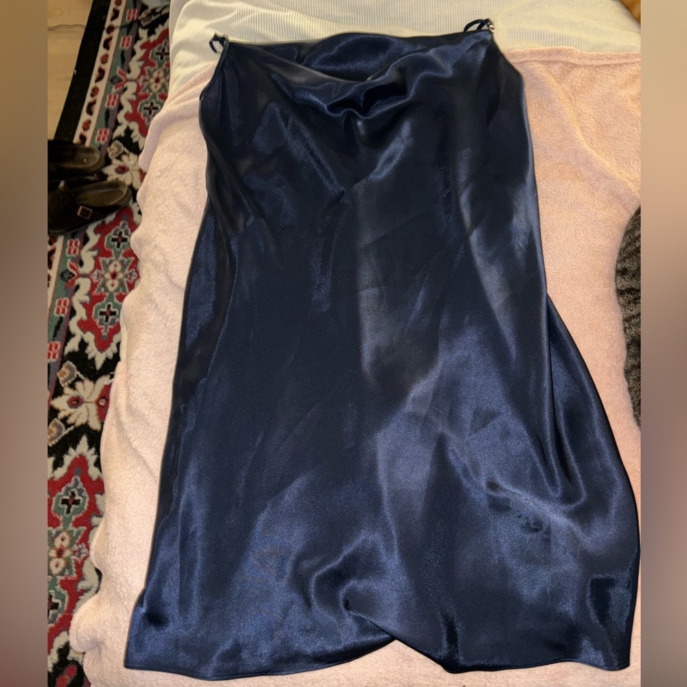 david’s bridal satin dresss